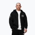Men's sweatshirt Pitbull Badger Hooded Zip black 4