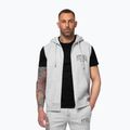 Men's sweatshirt Pitbull Badger Hooded Vest Zip grey/melange 4