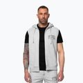 Men's sweatshirt Pitbull Badger Hooded Vest Zip grey/melange 5