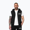 Men's sweatshirt Pitbull Badger Hooded Vest Zip black 4