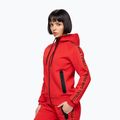 Women's sweatshirt Pitbull Explory Tape Hooded Zip fluo/red 4