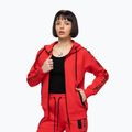 Women's sweatshirt Pitbull Explory Tape Hooded Zip fluo/red 5