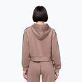 Women's sweatshirt Pitbull Verona Hooded Oversize chocolate mousse 3