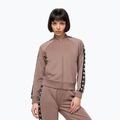 Women's sweatshirt Pitbull Verona Collar Zip chocolate mousse