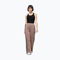 Women's trousers Pitbull Verona Wide Leg chocolate mousse 4