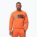 Men's sweatshirt Pitbull USA Crewneck Sweatshirt fluo orange