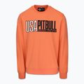 Men's sweatshirt Pitbull USA Crewneck Sweatshirt fluo orange 5