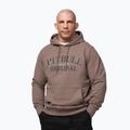 Men's sweatshirt Pitbull Midnight Sweatshirt Hooded brown savana