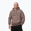 Men's sweatshirt Pitbull Midnight Sweatshirt Hooded brown savana 4