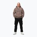 Men's sweatshirt Pitbull Midnight Sweatshirt Hooded brown savana 5