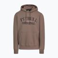 Men's sweatshirt Pitbull Midnight Sweatshirt Hooded brown savana 7