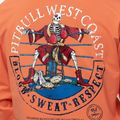 Men's sweatshirt Pitbull Bloodline 2 Sweatshirt Hooded fluo orange 4