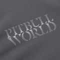 Men's sweatshirt Pitbull World Sweatshirt Zip Hooded graphite 12
