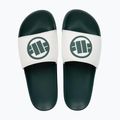 Men's slides Pitbull Logo bottle green 4
