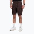 Men's Pitbull Proctor Drawstring Cargo Shorts dark brown 3