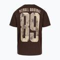 Men's T-shirt Pitbull Eighty Nine Dog dark chocolate 6