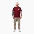 Men's T-shirt Pitbull Dog SD burgundy 2