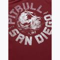 Men's T-shirt Pitbull Dog SD burgundy 8