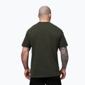 Men's T-shirt Pitbull USA CAL Big Logo old green 3