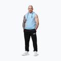 Men's training sweatshirt Pitbull Mercado Hilltop Sleeveless Hooded light blue 2