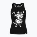 Women's T-shirt Pitbull Puppy 2 Tank Top black 4