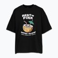Women's T-shirt Pitbull Rest In Pink Oversize black 5