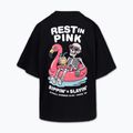 Women's T-shirt Pitbull Rest In Pink Oversize black 6