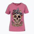 Women's T-shirt Pitbull Dia De Los Perros washed pink 3