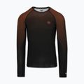 Men's long sleeve rashguard Pitbull Belt Rashguard brown 3