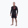 Men's long sleeve rashguard Pitbull Ray Rashguard fluo/red 2