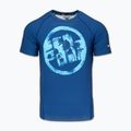 Men's T-shirt Pitbull Rashguard Logo Palms blue 3