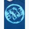 Men's T-shirt Pitbull Rashguard Logo Palms blue 6