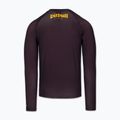 Men's long sleeve rashguard Pitbull Rashguard Logo Palms brown 4