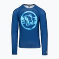 Men's long sleeve rashguard Pitbull Rashguard Logo Palms blue 3