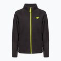 Children's 4F fleece sweatshirt black HJZ22-JPLM001