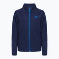 Children's 4F fleece sweatshirt navy blue HJZ22-JPLM001 3