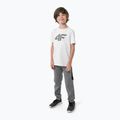 Children's T-shirt 4F white HJZ22-JTSM002 2