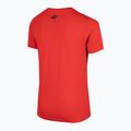Children's 4F T-shirt red HJZ22-JTSM002 4