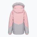 Children's ski jacket 4F pink HJZ22-JKUDN003 4