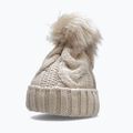 Women's winter beanie 4F beige H4Z22-CAD010 4