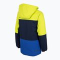 Children's ski jacket 4F green-blue HJZ22-JKUMN004 4