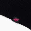 Women's winter beanie 4F black H4Z22-CAD001 4