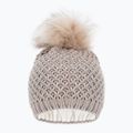 Women's winter beanie 4F beige H4Z22-CAD014 2