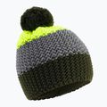 Children's winter beanie 4F green-grey HJZ22-JCAM006