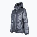 Women's down jacket 4F grey H4Z22-KUDP010 5