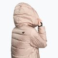 Women's down jacket 4F beige H4Z22-KUDP018 10