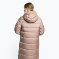 Women's down jacket 4F beige H4Z22-KUDP018 4