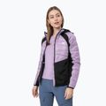 Women's 4F hybrid jacket purple H4Z22-KUDH060