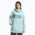 Women's snowboard jacket 4F light blue H4Z22-SFD001F