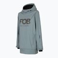 Women's snowboard jacket 4F blue H4Z22-SFD001F 7